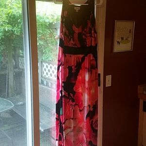 Avenue Size 26/28W Flower print dress